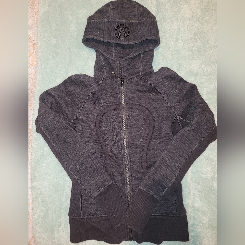 Lululemon Black/Gray Scuba Hoodie